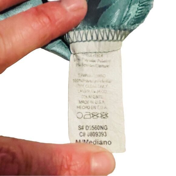 Method Mint Brocade Ruched Strapless Mini Dress - Size Medium - Picture 11 of 16